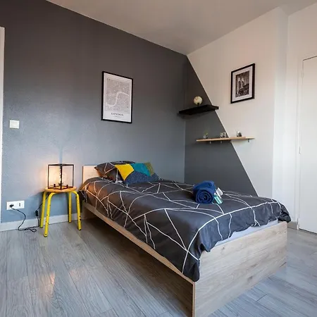 Thebrooklyn T3, Proche Centre-ville-fibre/netflix Apartment *