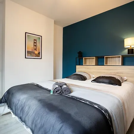 Thebrooklyn T3, Proche Centre-ville-fibre/netflix Apartment Montlucon