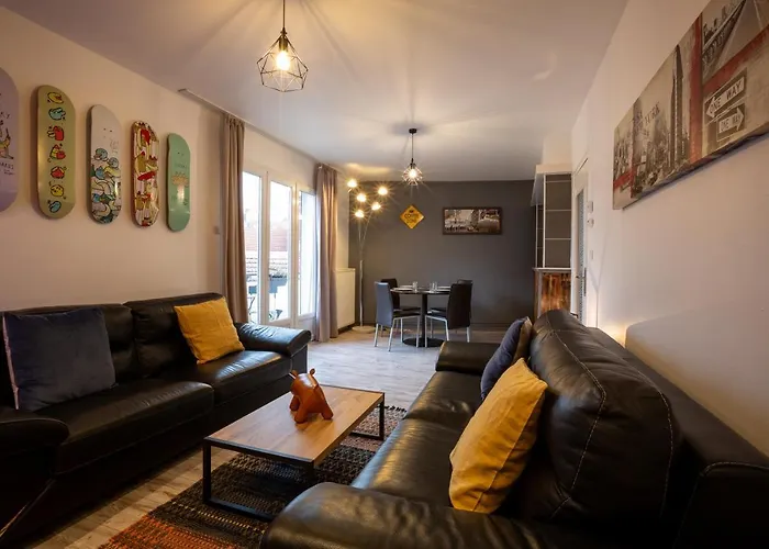 Апартаменты Thebrooklyn T3, Proche Centre-ville-fibre/netflix Монлюсон